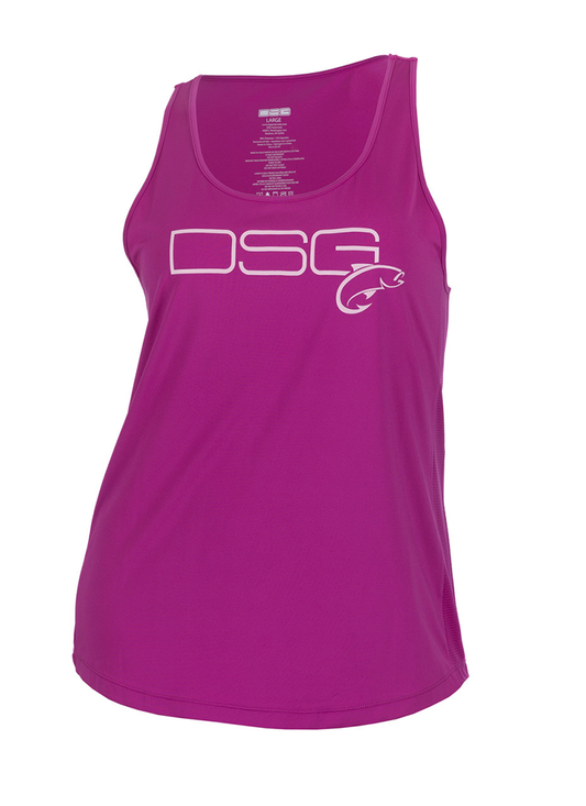 DSG Women's Razor Back UPF Tank - Berry