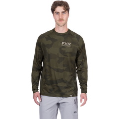 [Color:::Army Camo Bass] FXR Men's Big Treble Air UPF Longsleeve