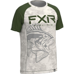 [Color:::Bone Camo Bass] FXR Big Treble UPF T-Shirt