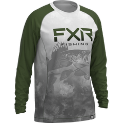 [Color:::Grey Ink-Walleye] FXR Big Treble UPF Longsleeve