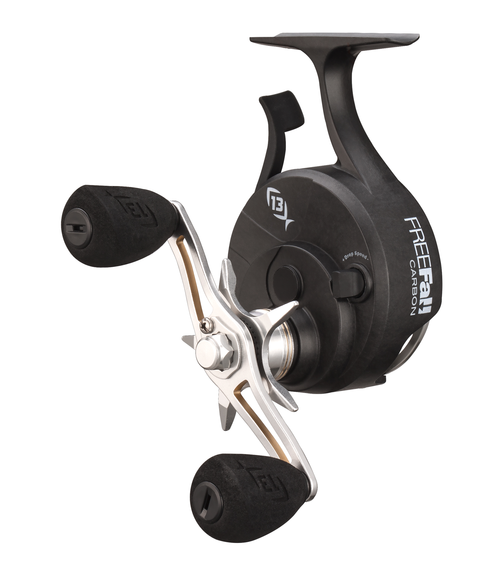 13 Fishing Freefall Carbon Ice Reel LH 2.5:1 – Up North Sports 13 Fishing Freefall Carbon Ice Reel LH 2.5:1 – Up North Sports