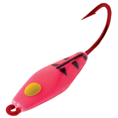 [Color:::Glow Red Gold Tiger - 1/8oz] Clam Blade Jig