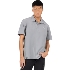 [Color:::Grey] FXR Men's Breeze Performance UPF Polo Shirt