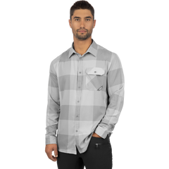 [Color:::Grey Ops] FXR Men's Breeze Performance UPF Longsleeve Shirt