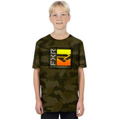 [Color:::Army Camo / Inferno] FXR Youth Broadcast Premium T-Shirt