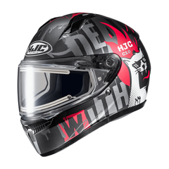 [Color:::FOP SNOW MC-1SF] HJC C10 FOP Youth Snow - Electric Shield