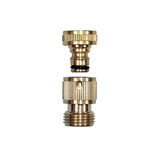 Camco Quick Hose Connect - Brass - 20135