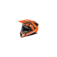 [Color:::Matte Flo Orange] Castle X CX200 Dual Sport Wrath Helmet w/Electric Lens Shield