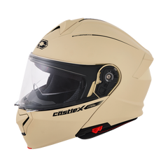 [Color:::Matte Sand] Castle X CX935 Photochromic Modular Motorcycle Helmet