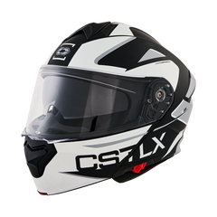 [Color:::Matte Black / White] Castle X CX935 Recon Modular Motorcycle Helmet