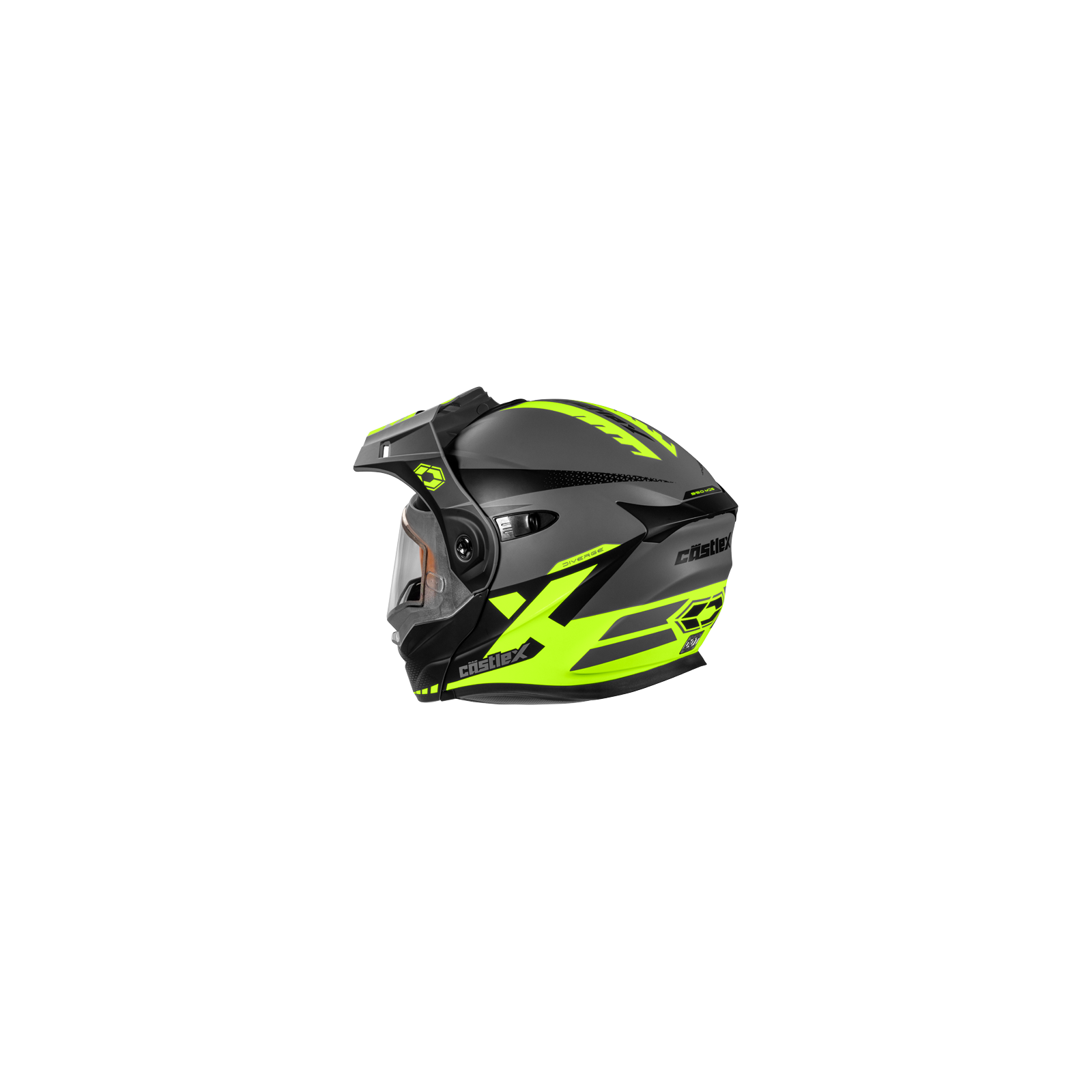 scorpion cx950 castle helmet Castle X CX950 Diverge Modular Dual-Sport Helmet w/ Electric Shield