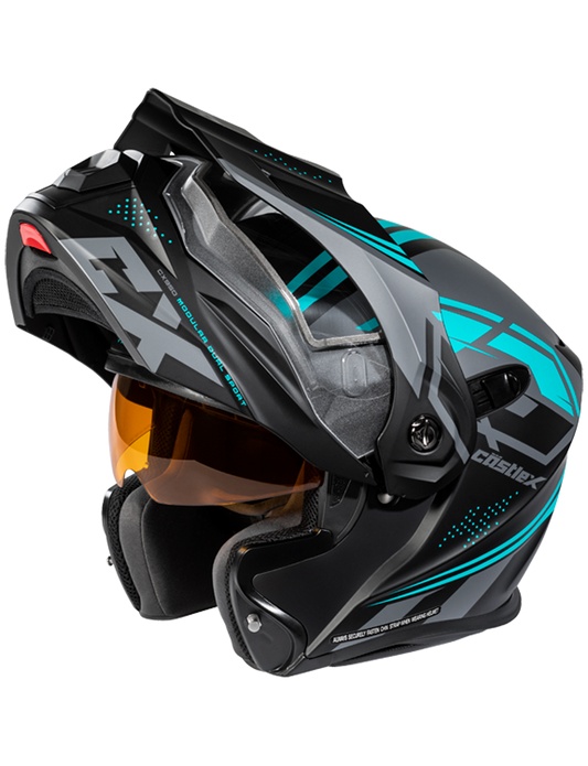 Castle X EXO-CX950 Siege Modular Dual-Sport Snow Helmet w/Dual Lens Shield