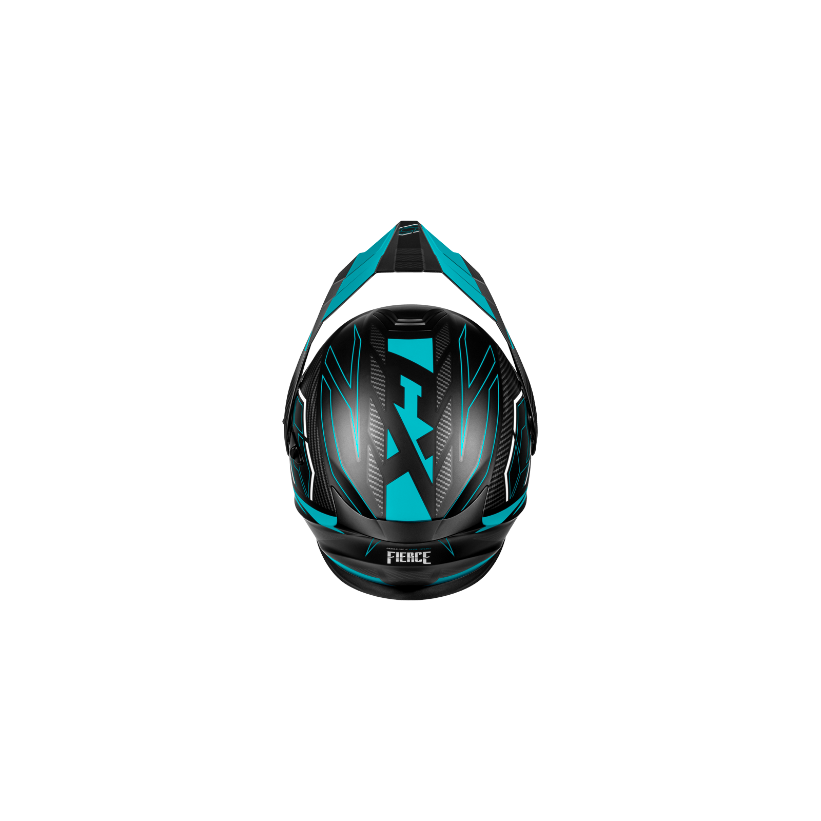 castle football helmet Castle X CX950 V2 Fierce Modular Helmet Matte Black/Turquoise / 3X