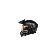 [Color:::Matte Black] Castle X CX950 V2 Solid Modular Dual-Sport Helmet W/Electric Lens Shield