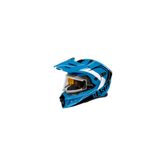 [Color:::Process Blue-Black] Castle X CX950 V2 Wake Modular Dual-Sport Helmet W/Electric Lens Shield