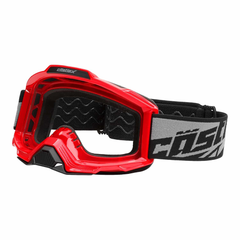 [Color:::Red W/ Clear Lens] Castle X Blast 3 Moto Goggles