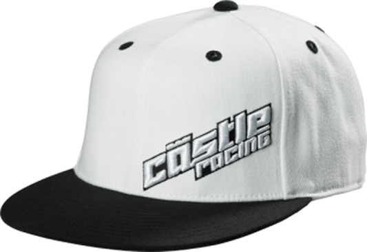 Castle X Flat Brim Cap White