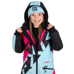 [Color:::Maui Blue / Razz] FXR Child Cold Cross CX Monosuit