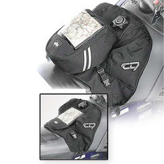 [Color:::Black] Choko Deluxe 3X1 Gase Tank Bra w/Detachable Tank Bag & Map Pouch
