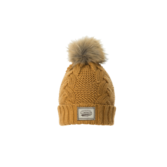  DSG WOMEN'S CHUNKY KNIT POM BEANIE