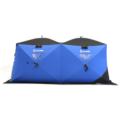 Clam X-800 Thermal - 6 Sided Double Hub Shelter Side