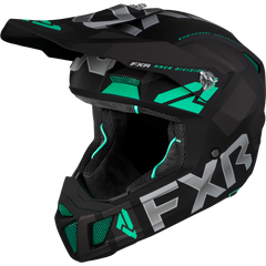 [Color:::Black-Mint] FXR Clutch Evo Helmet