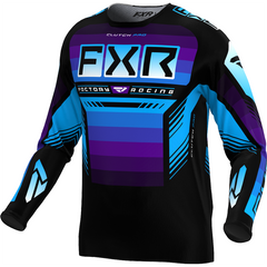 [Color:::Black/Blue/Purple] FXR Clutch Pro MX Jersey