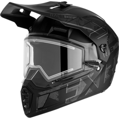 [Color:::Stealth Black] FXR Clutch X Evo Helmet W/ Elec. Shield