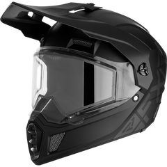 [Color:::Black] FXR Clutch X Prime Helmet W/ Dual Lens Shield