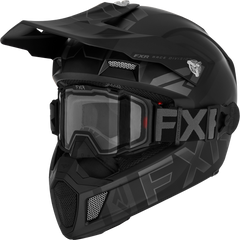FXR Clutch Cold Stop QRS Electric Helmet Black Ops
