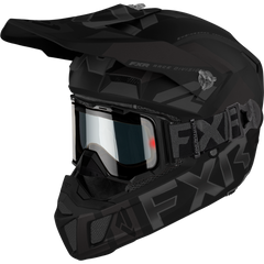 [Color:::Black Ops] FXR Clutch Cold Stop QRS Helmet w/ Maverick Electric Goggle