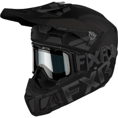 [Color:::Black Ops] FXR Clutch Cold Stop QRS Helmet w/ Maverick Goggle