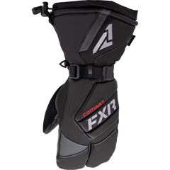 FXR Leather Claw Mitt Black
