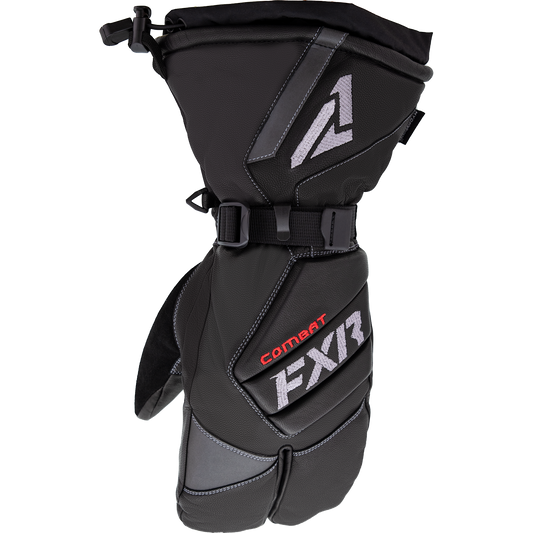 FXR Leather Claw Mitt Black