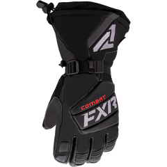 FXR Leather Gauntlet Glove Black
