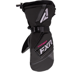 FXR Women's Combat Leather Mitt Black