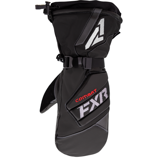 FXR Combat Leather Mitt Black