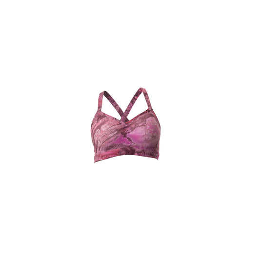 DSG Women's UPF Sports Bra - Cranberry Realtree® Aspect Camo