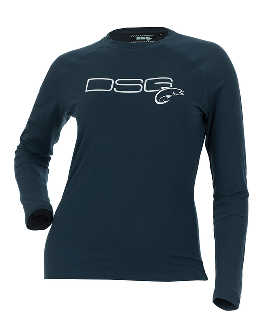 DSG Women's Solid UPF Shirt - Deep Waters
