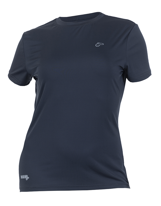 DSG Women's Solid UPF SS Shirt - Deep Waters