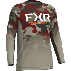 [Color:::Earth Camo / Stone] FXR Men's Derby Camo Air UPF Longsleeve
