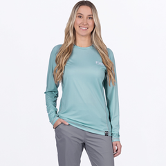 [Color:::Bermuda] FXR Women's Derby Air UPF Longsleeve