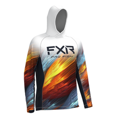 [Color:::Inferno Optic] FXR Men's Derby Air UPF Pullover Hoodie