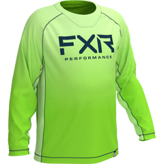 [Color:::Kiwi-Lime] FXR Youth Derby UPF Longsleeve