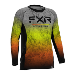 [Color:::Inferno Ripple - Black] FXR Derby UPF Longsleeve