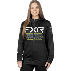 [Color:::Black / HiVis] FXR Unisex Race Division Tech Hoodie