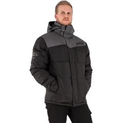 [Color:::Black-Charcoal Heather] FXR Elevation Synthetic Down Jacket
