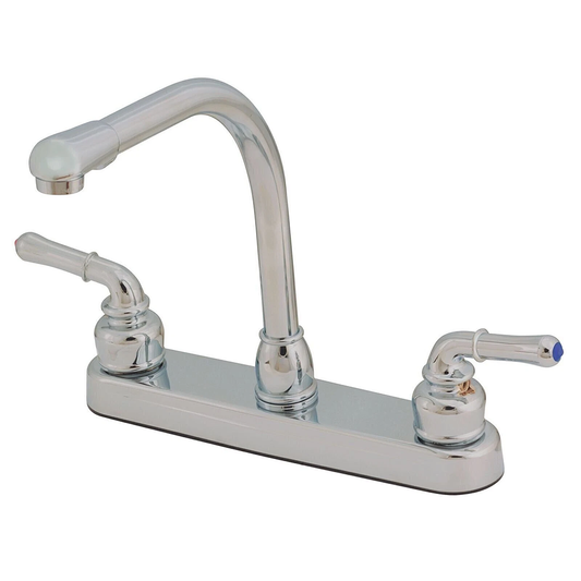 Empire Brass Company 8" Gooseneck Spout Deck Faucet - Nickel - U-YNN800RSN