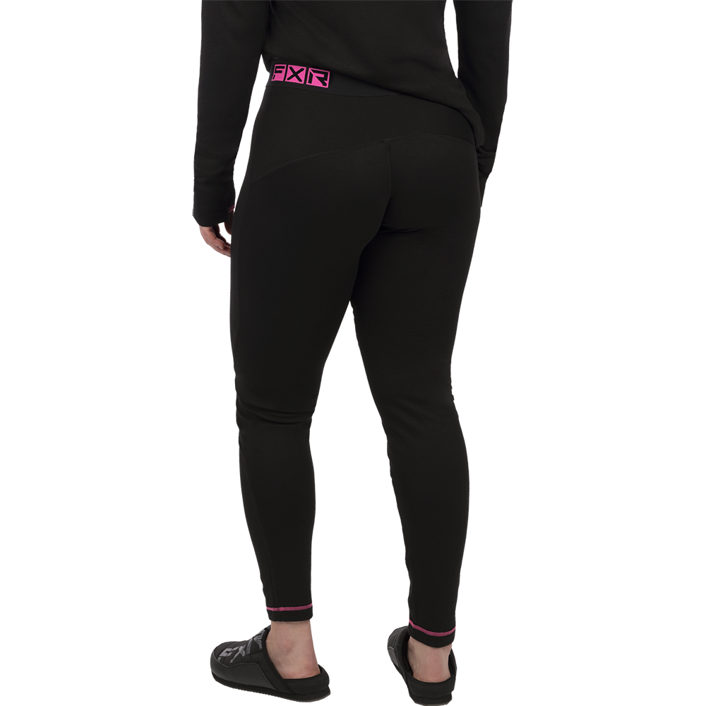 FXR Women&#39;s Endeavor Merino Pant Black / E Pink