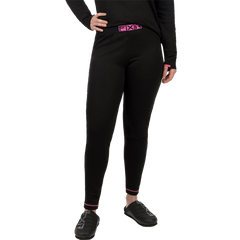 FXR Women's Endeavor Merino Pant Black / E Pink